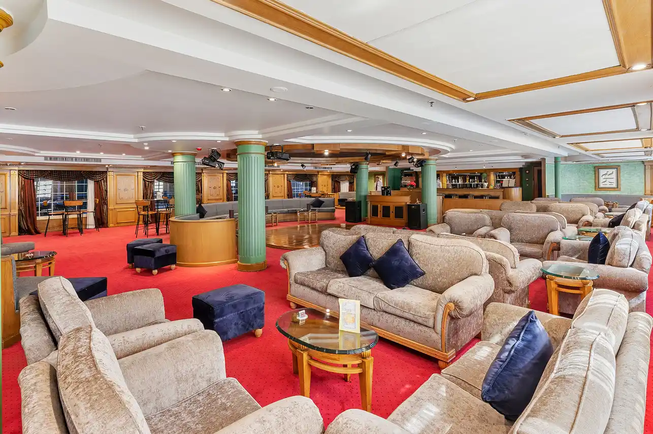 Lounge aboard the MS Monaco Nile Cruise Nile cruise